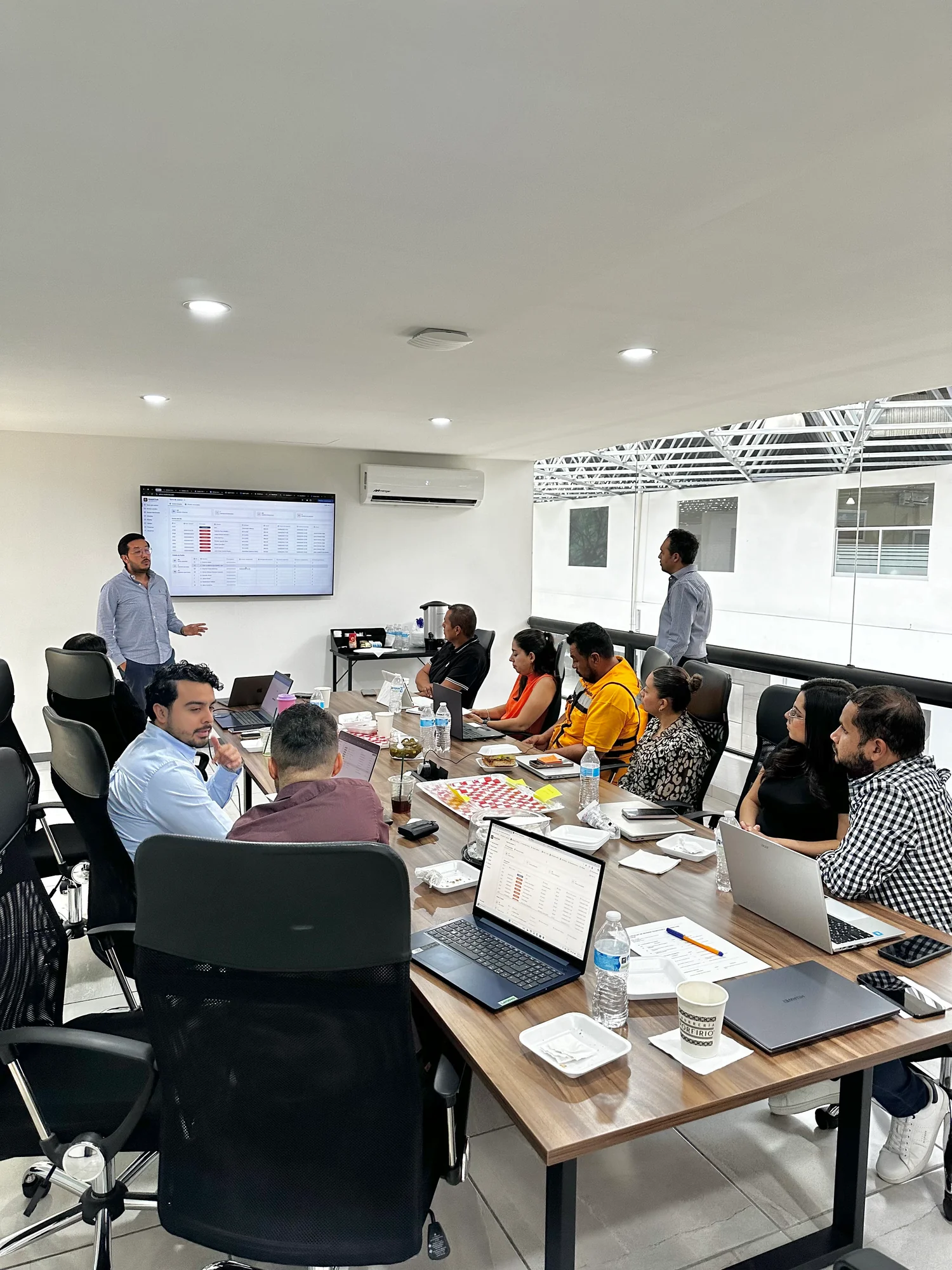 Equipo TECSOM trabajando